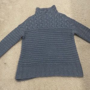 LC Lauren Conrad Blue Turtleneck Sweater: Size XS